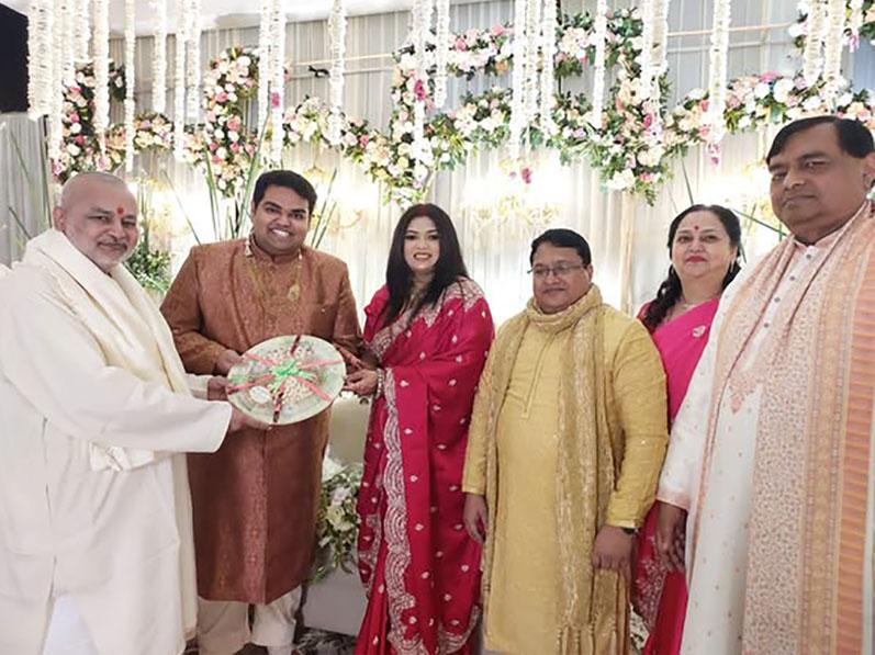 Girish ji has attended marriage reception