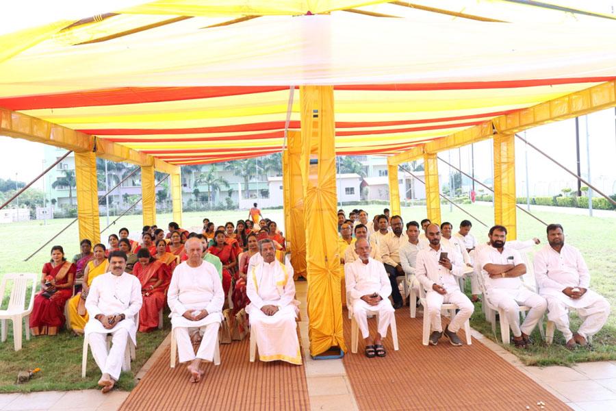 Maharishi World Peace Assembly was inaugurated today at Maharishi Bliss Residency, Bhopal by Ved Vidya Martand Brahmachari Girish Ji.