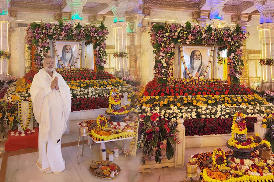 Its a great opportunity given by His Holiness Maharishi Mahesh Yogi ji to visit Maharishi Smarak at Sangam Prayagraj. Great joy and blessings.