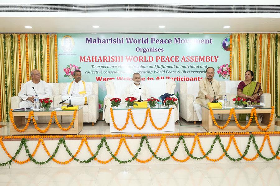 Maharishi World Peace Assembly was organized at Bhopal under the auspices of Maharishi World Peace Movement from 29th March to 4th April 2025.